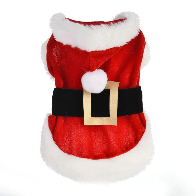 Santa Weihnachtskostüm für Hund und Katze