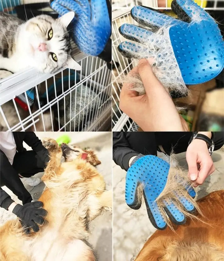 Pflegehanschuh für Haustiere